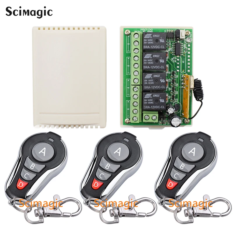 Универсальный беспроводной пульт дистанционного управления 433 МГц 12 В