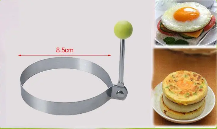 1 pcs Stainless steel form for frying eggs tools omelette mould device egg/pancake ring egg shaped kitchen appliances