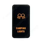 12 В оранжевые светодиодные фонари для кемпинга для Toyota Landcruiser Hilux FJ Cruiser Tacoma Fortuner 4runner Highlander, замена нажимного переключателя