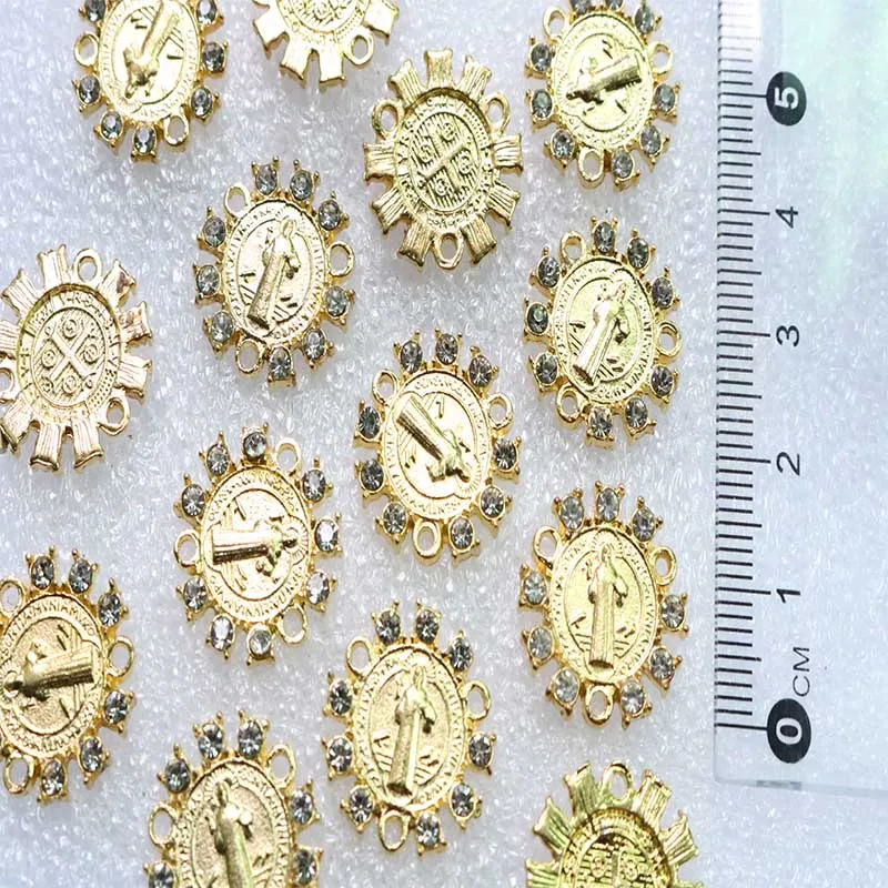 Цепочка с кулоном Святого Бенедикта 100 шт./200 шт.|Шармы| |