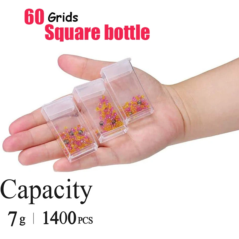 

Diamond Painting Cross Stitch Accessories 10ml Empty Bottle ContainerTool Box Container Diamond Storage Bag Case Embroidery Mosa