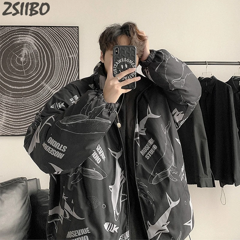 2021 зимнее пальто мужские парки теплые уличные тонкие куртки однотонные