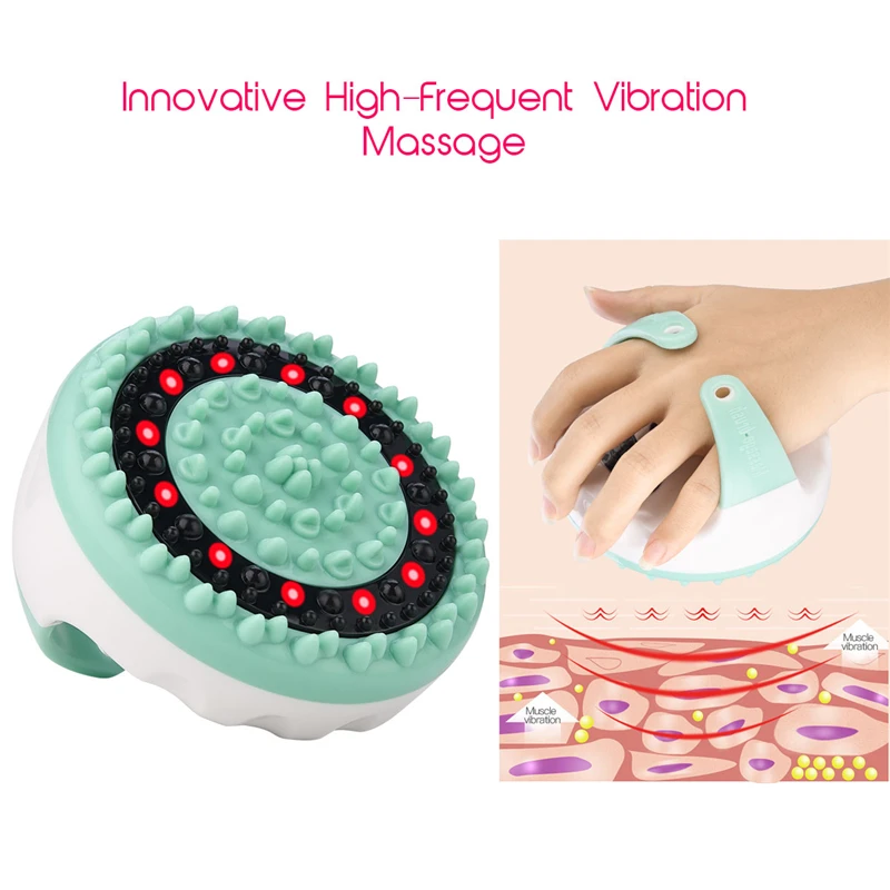 Перезаряжаемая терапевтическая щетка для похудения антицеллюлитный массажер