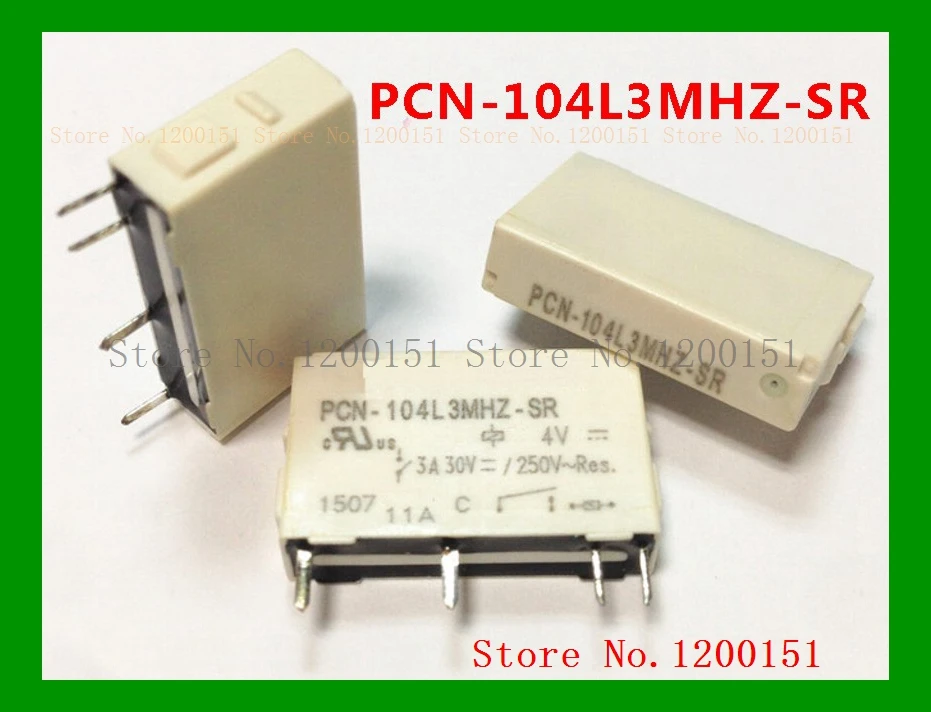 PCN 104L3MHZ SR реле dip 4| |