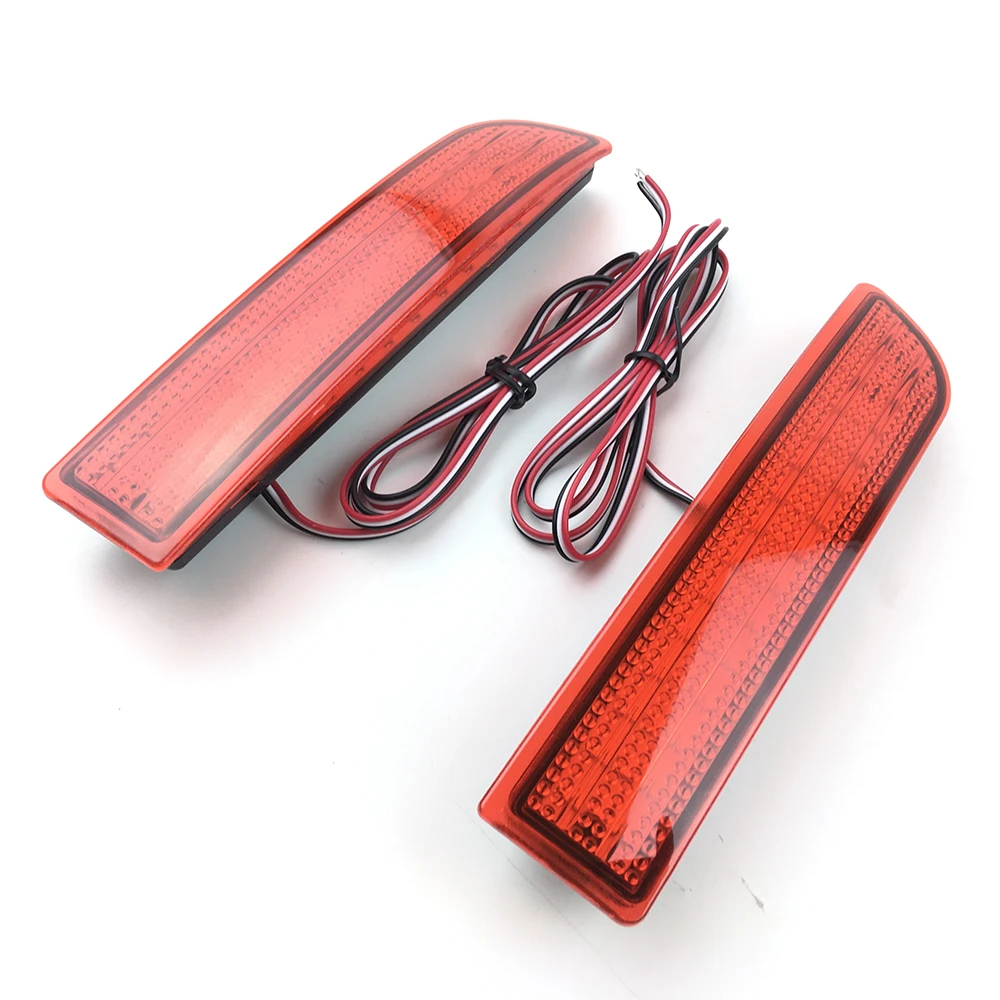 1 пара отражатель заднего бампера для Toyota Alphard MK I Previa RAV4 Avensis Scion xD Saloon Estate / Tourer Red