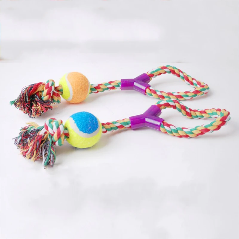 Изделия для обучения собак больших ручной Плетеный мяч надувные игрушки Веревка