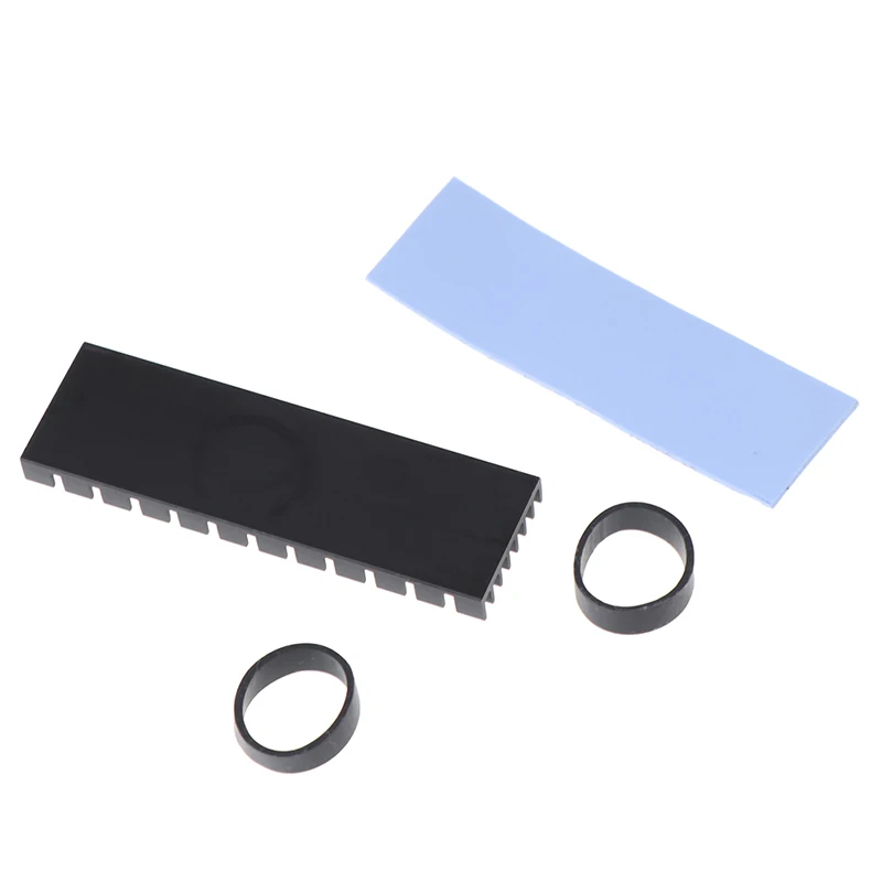 

1Set Heat Sink With Thermal Pad For M.2 NGFF NVMe 2280 PCIE SSD Aluminum Cooling