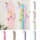 Банты для волос в виде единорога, украшения для ремня, 100% заколки для волос ручной работы для девочек, заколка для волос, подвесная лента для волос