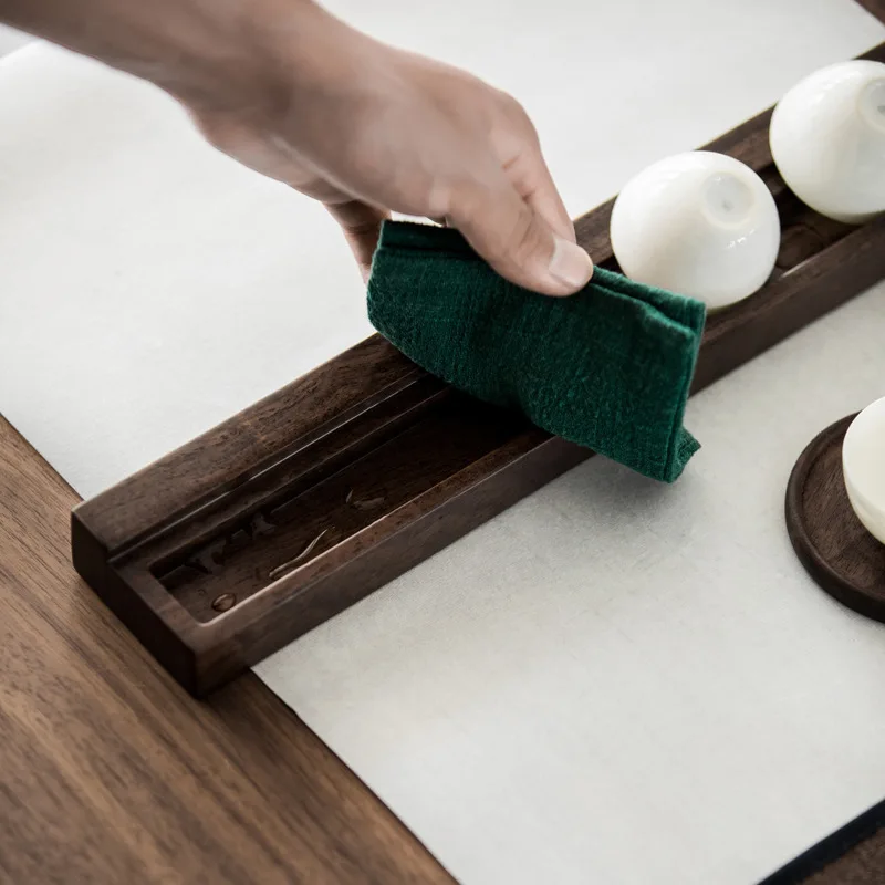 

Ebony Cup Holder Tea Cup Drain Holder Tea Set Storage Rack Pen Holder Shelves Tea Set Ruler Paperweight