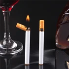 Новинка 2021, креативная зажигалка, мини-фонарь, Бутановая газовая зажигалка, аксессуары для курения для друзей (без газа)