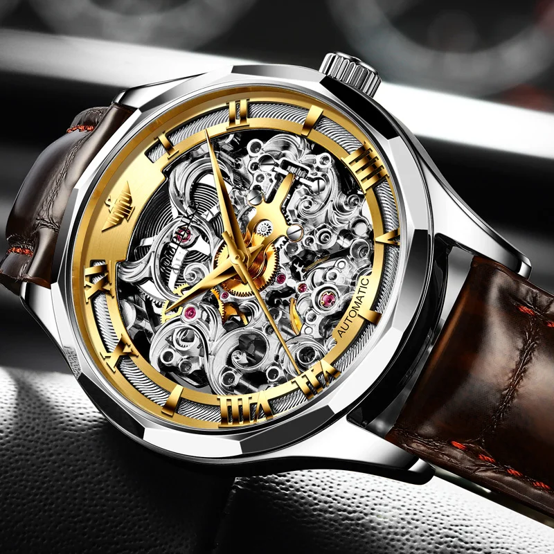 Мужские часы 2020 роскошные мужские механические наручные Классические