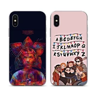 should stranger things black soft silicone cover case for iphone 6plus 6s 7plus 8plus x coque shell xr xs 11 pro max se 5s 5