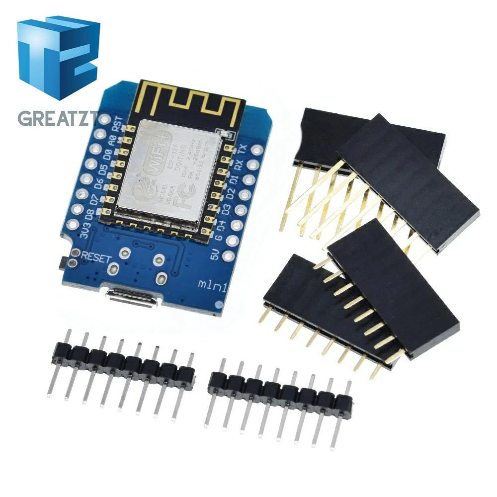 GREATZT ESP8266 ESP 12 ESP12 WeMos D1 Mini Module Wemos WiFi макетная плата Micro USB 3 V на основе 8266EX 11 Dig|nodemcu 4m|d1