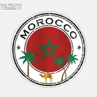 Volkrays креативные автомобильные стикеры марокканский флаг аксессуары для мотоциклов отражающая водонепроницаемая обложка царапины виниловая наклейка, 12 см * 12 см