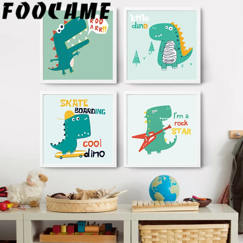 Мультяшные настенные постеры и принты монстра в скандинавском стиле для детской