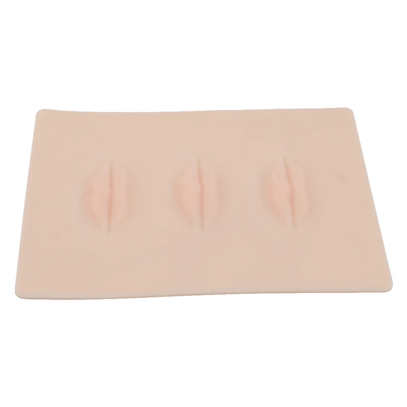 1 шт. силиконовый Перманентный макияж для тренировки кожи губ тату поддельная