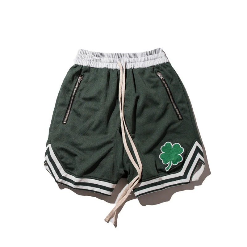 

en Ropa Deportiva Hombre Basketball Shorts Large Size Loose Gym Running Workout Sweatpants Zip Multi-Pocket Cool Short Pants