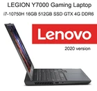 Игровой ноутбук Lenovo LEGION Y7000, 2020 дюйма, 16 ГБ, I7-10870H ГБ, 512 Гб SSD, графика GTX 4G, FHD, подсветка, Typc-C, RJ45, HDMI, 15,6