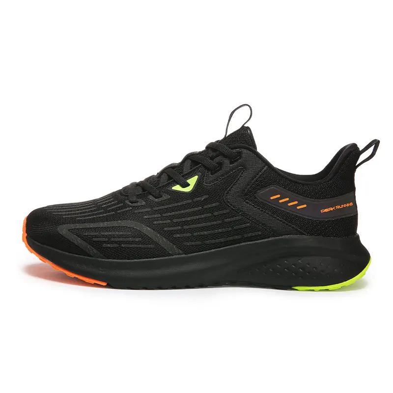 Peak men's shoes running shoes men's 2021 autumn and winter new black shoes men's student wear-resistant sports shoes