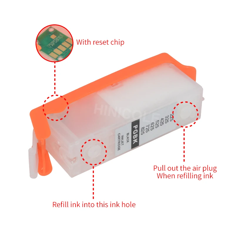 Чернила и картридж для принтера Canon PGI 525 CLI 526 PIXMA IP4850 IP4950 IX6550 MG5150 MG5250 MG5350 MX715 - купить