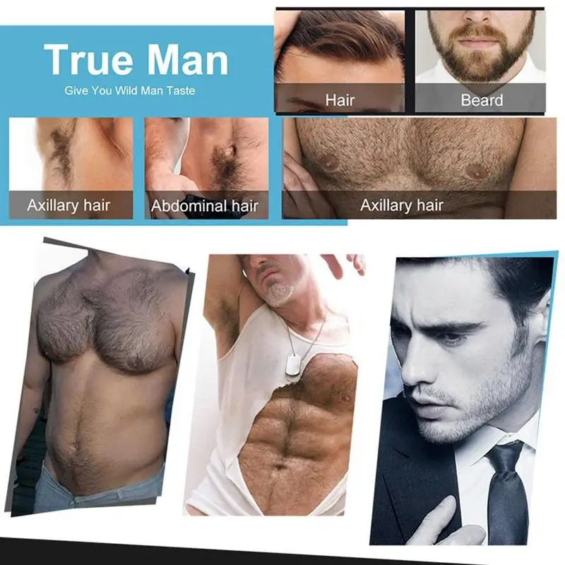 

1PC Natural Men Growth Beard Essential Oil Beard Wax Avoid Growth Conditioner Loss Leave-In balm Products For Groomed Beard B4C8