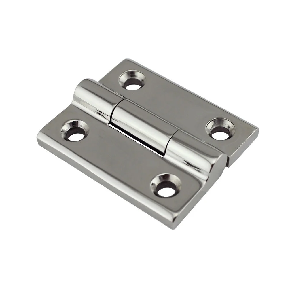 

2Pcs/Set Marine Grade 316 Stainless Steel 50*60mm Heavy Duty Casting Solid Mirror-Like Butt Hinge Door Hings for Boat Yacht