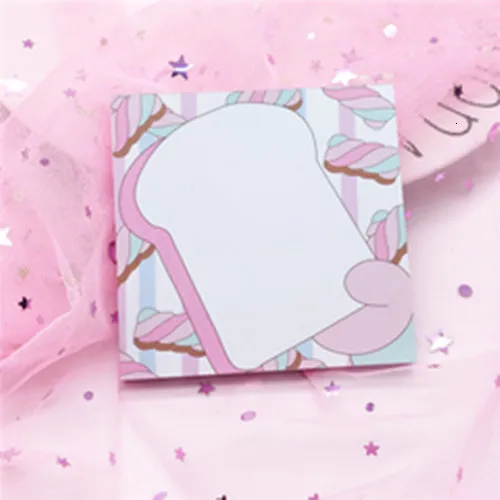 SIXONE 80 листов Ins девушка сердце тост сплоченный оставить сообщение бумага Kawaii