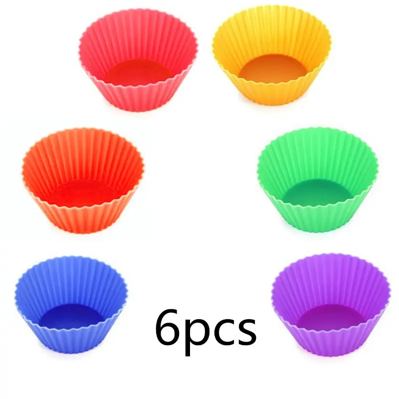 6 цветов силиконовый противень для тортов подсчета медведя милые Мультяшные