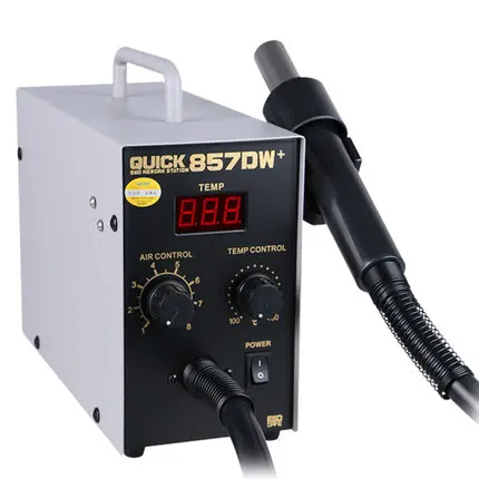 1 шт. светодиодный дисплей Регулируемый тепловой фен с винтовым ветром 580 Вт SMD