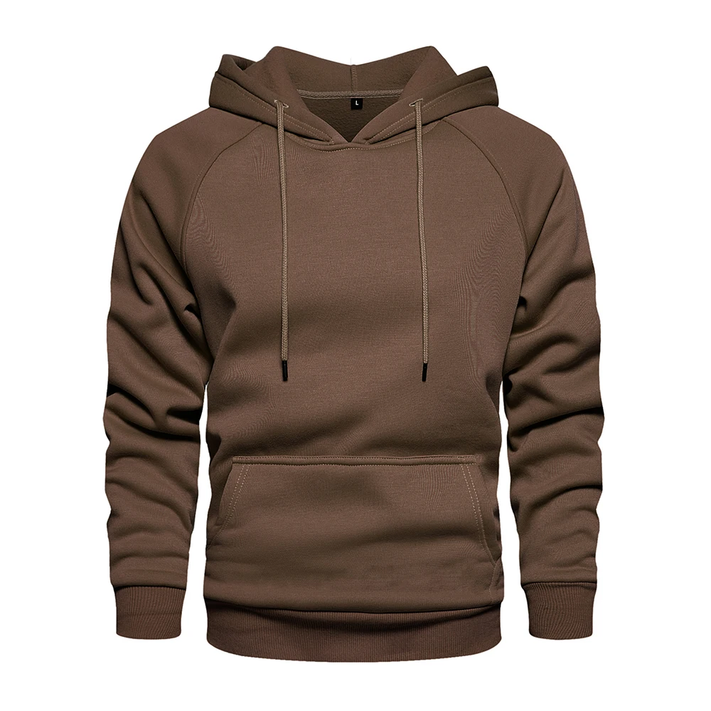 Толстовка мужская однотонная повседневный свитшот с капюшоном базовая уличная