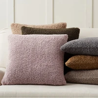 plush pillow cover cozy faux fur cushion cover for sofa living room car 4545 decorative pillows nordic home decor pillowcase