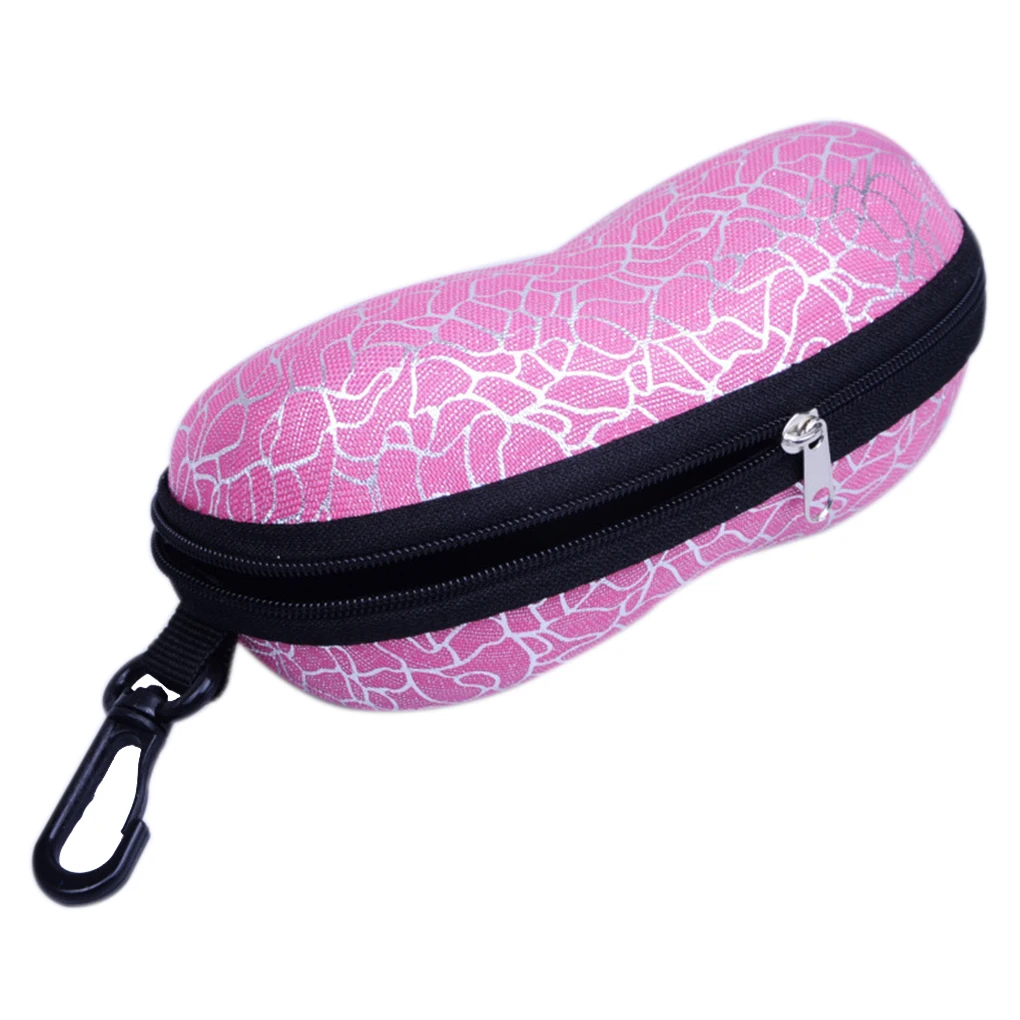Горячая коробка для солнцезащитных очков с каменным узором на молнии простая