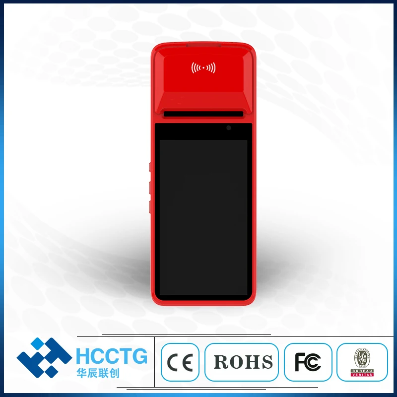 Недорогой POS терминал беспроводная Bluetooth и Wi Fi система Android с термопринтером