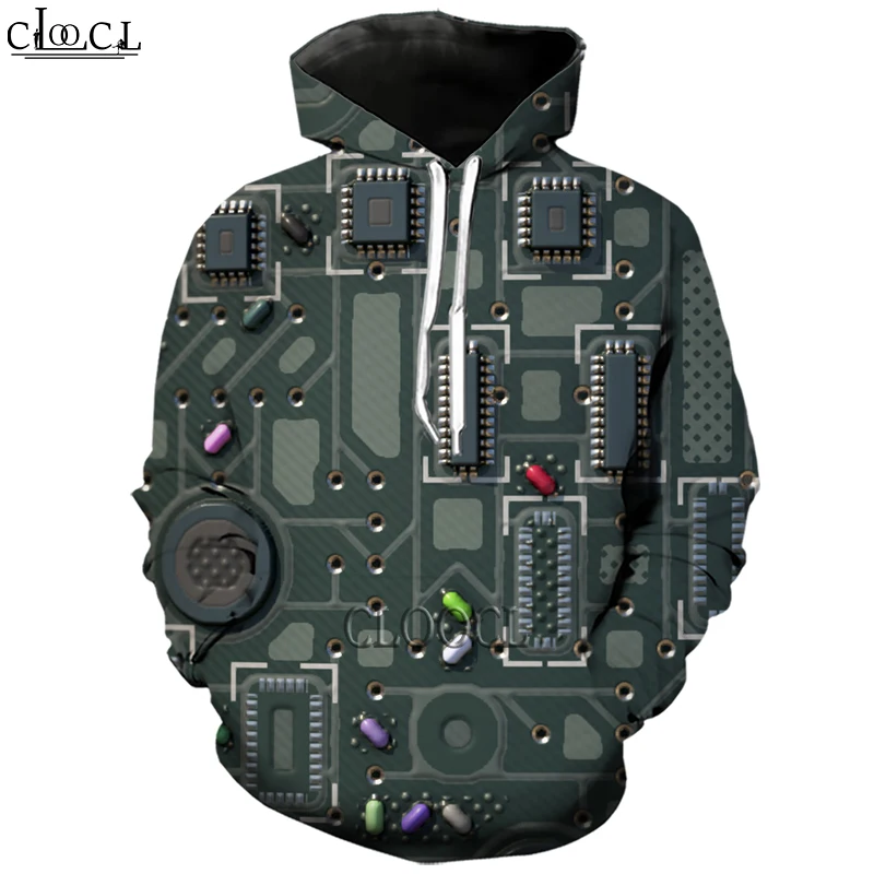 

CLOOCL новейшие модные электронный чип 3D принт Мужская и Женская Популярная худи спортивный костюм унисекс в стиле Харадзюку в стиле «хип-хоп»...