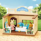 2021 новый семейный лес 112 года, Миниатюрные аксессуары в ванную комнату со слоном, набор для туалета, украшение для кукольного домика, подарок для ребенка