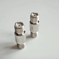 miniuhf to miniuhf cable connector socket mini uhf miniuhf female to miniuhf female jack brass straight coaxial rf adapters