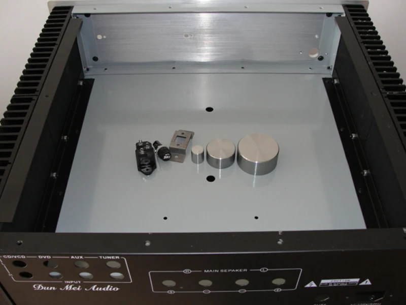 

Vogue 435*380*120mm Transistor Merged Preamp Amplifier Chassis Box House DIY Enclosure With Cooling Holes Amplifier Case Shell