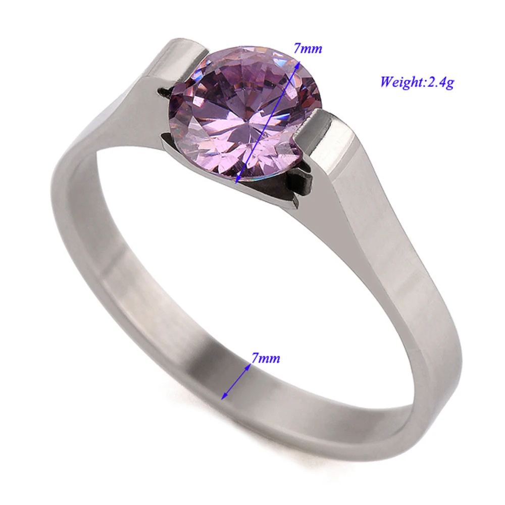 Разноцветные классические кольца с настоящими Австрийскими кристаллами модные