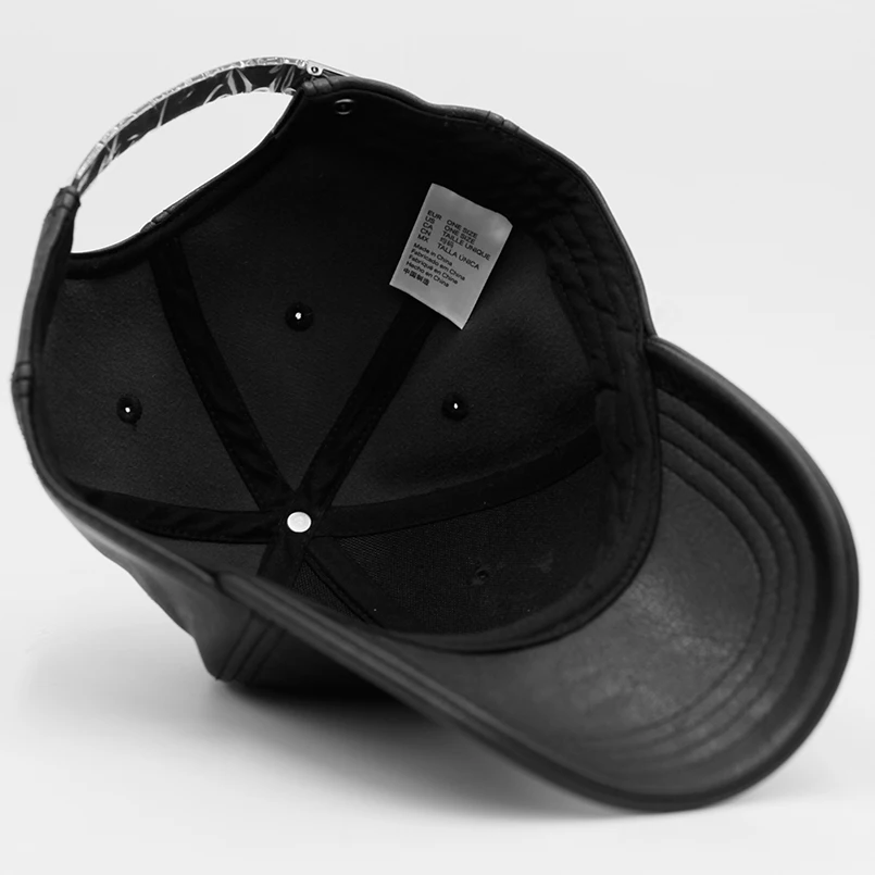 2021 новые мужские черные PU кожаная бейсболка кепка тракер хипстерские простые