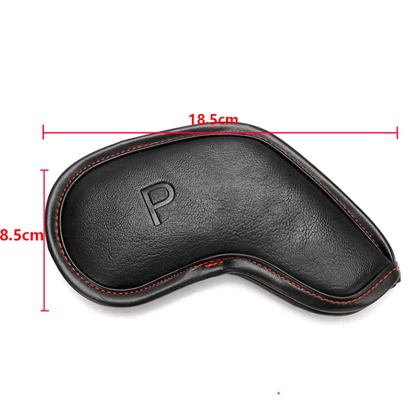 

10x Leather Golf Club Iron Head Covers Protective Headcovers for Most Club