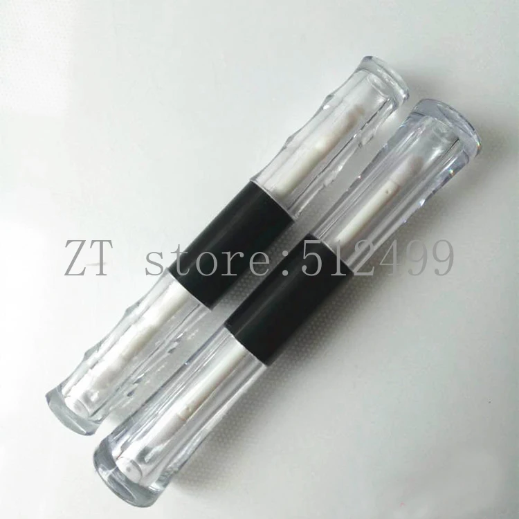 

40pcs/lot 4ml ABS Empty Double Head Lip Gloss Tubes Double Sides Clear Lipstick Packaging Container DIY Makeup Lip Balm Bottle