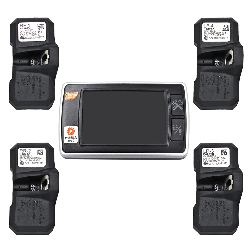 Оригинальная оранжевая Беспроводная система контроля давления в шинах TPMS датчик