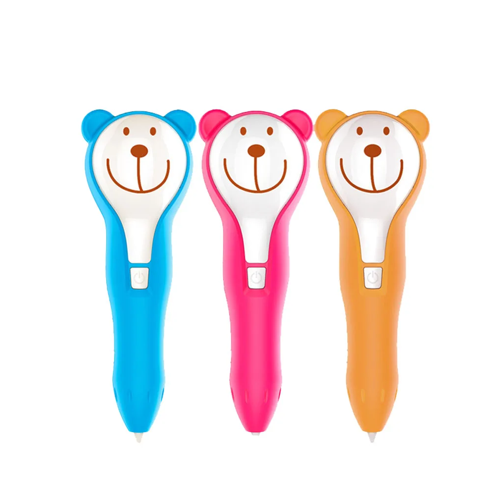 

New 3d printing pen 5V 1A scribble Pencil 3d drawing pen PCL 1.75-0.02mm For Child Education Hobbies gift kid
