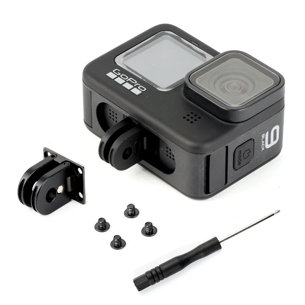 Алюминиевый адаптер для штатива GoPro Hero 9 черная металлическая головка монопод