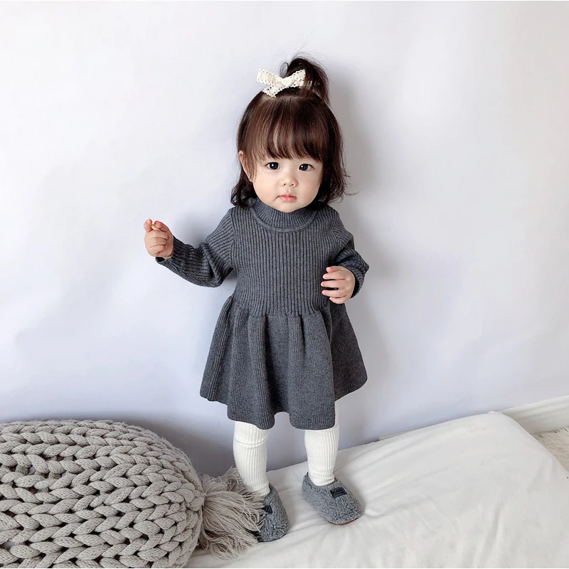 новый 2019 г. Зимнее модное рождественское платье для новорожденных маленьких