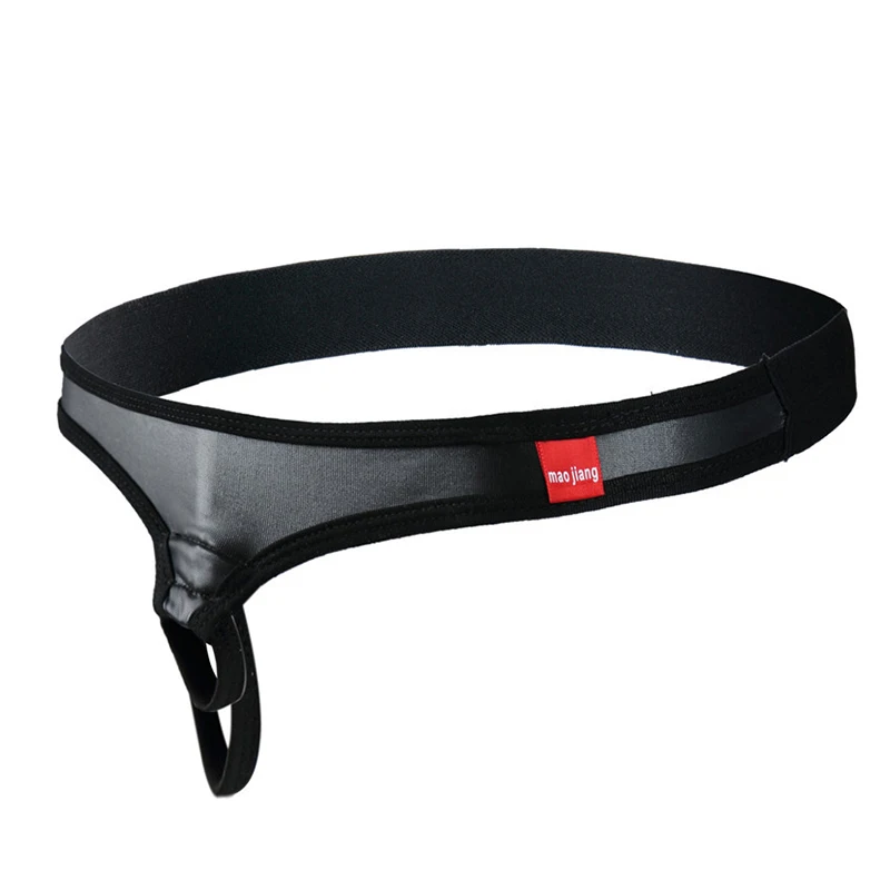 Подтяжки Для мужчин стринги Джок ремень нижнее белье Ракушки гей трусы с низкой