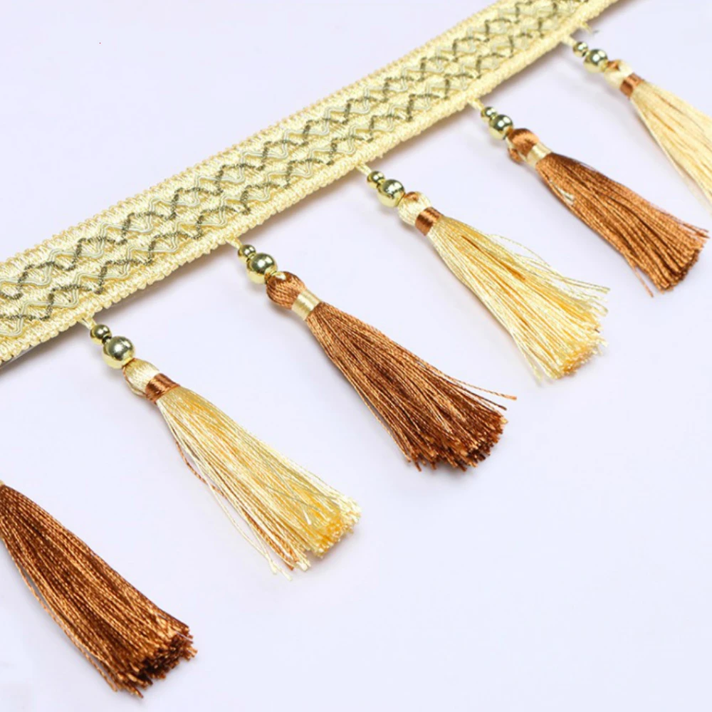 6 м/лот 8 цветов драпировка бахрома отделка сделай сам бусины в виде тыквы