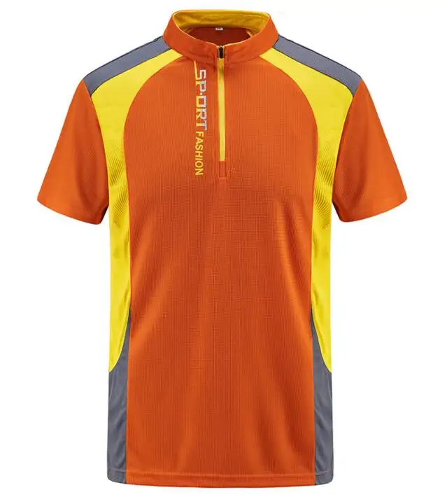 orange Peilow Большие размеры L~ 7XL, 8XL брендовая одежда Для мужчин Мужские Поло рубашка Для мужчин быстросохнущие спортивные Мужские Поло рубашка короткий рукав дышащая Мужские Поло рубашка - Цвет: orange