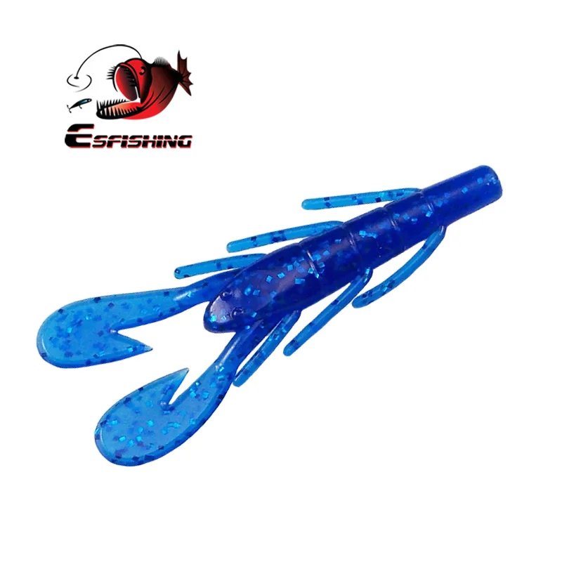 A ESFISHING новая приманка для рыбалки Мягкая приманка Vibe Craw 8 шт. 85 мм 6 г рыболовные приманки воблер гольян Мягкая приманка для троллинга - Цвет: A