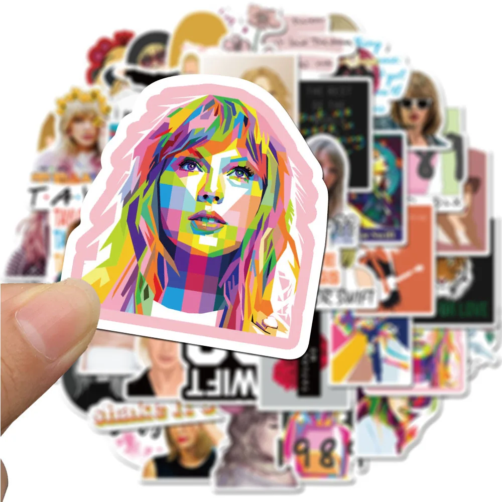 10 шт./набор 50 шт./компл. Taylor Alison Swift Стикеры s для тележка чехол ноутбука телефон